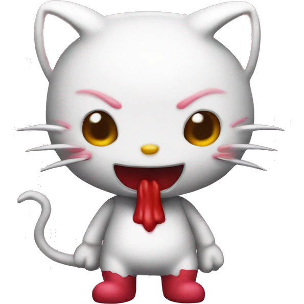 Devil hello kitty cute emoji