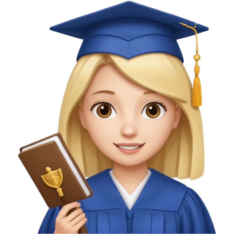 Girl graduating in dentistry  emoji