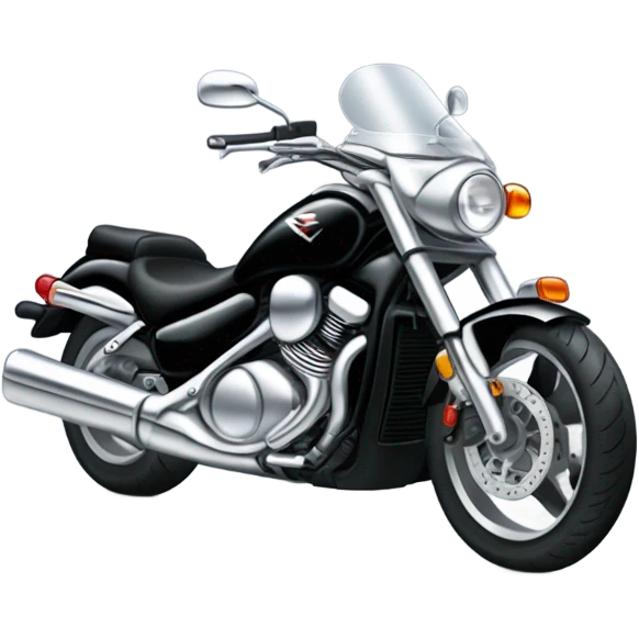 Black Suzuki boulevard M109R emoji