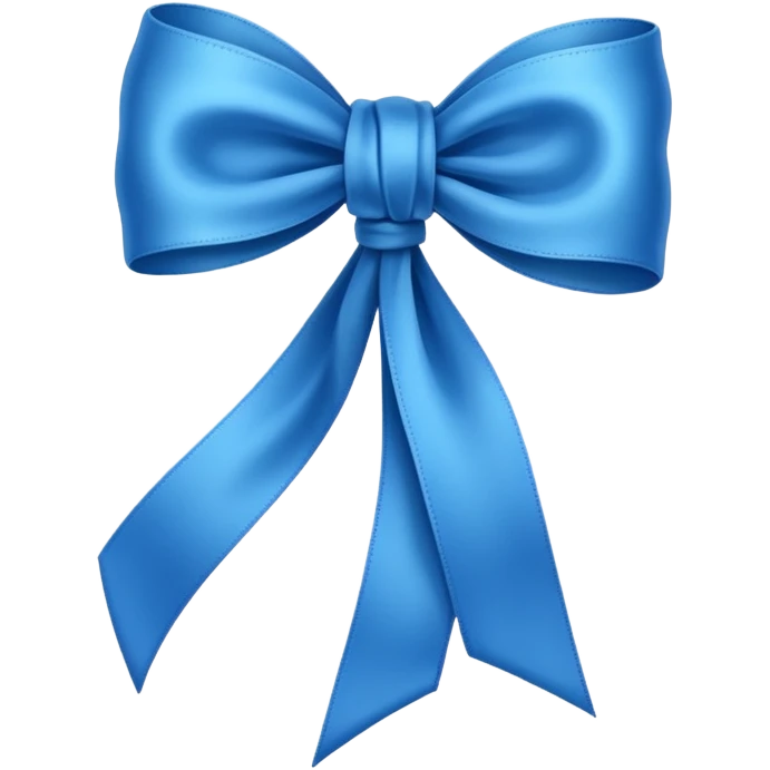 Laço azul emoji