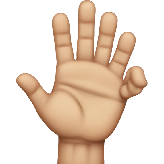 bruised hand emoji
