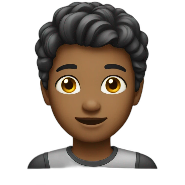 Handsome girl emoji