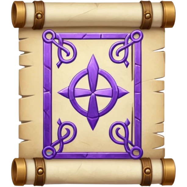 glitter purple Runic Manuscript emoji