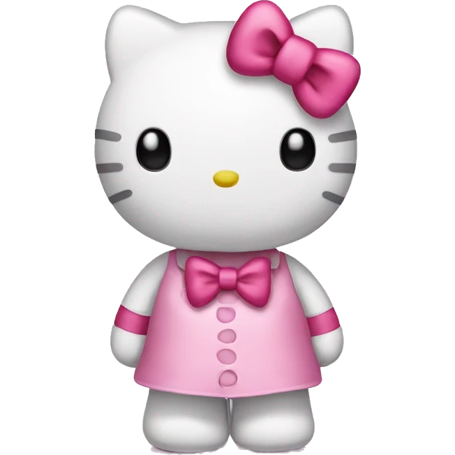 hello kitty with a bow emoji