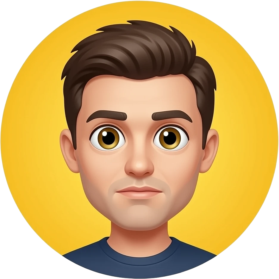 Big eyes weird emoji yellow circle emoji