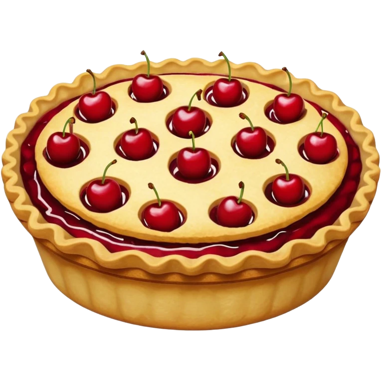 Full simple circle pie emoji