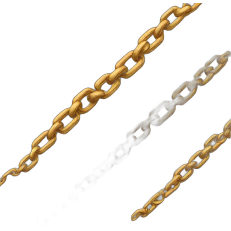 Long chain emoji
