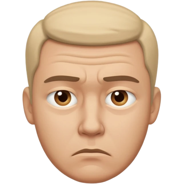 🥺😔 pero 3 D masculino  emoji