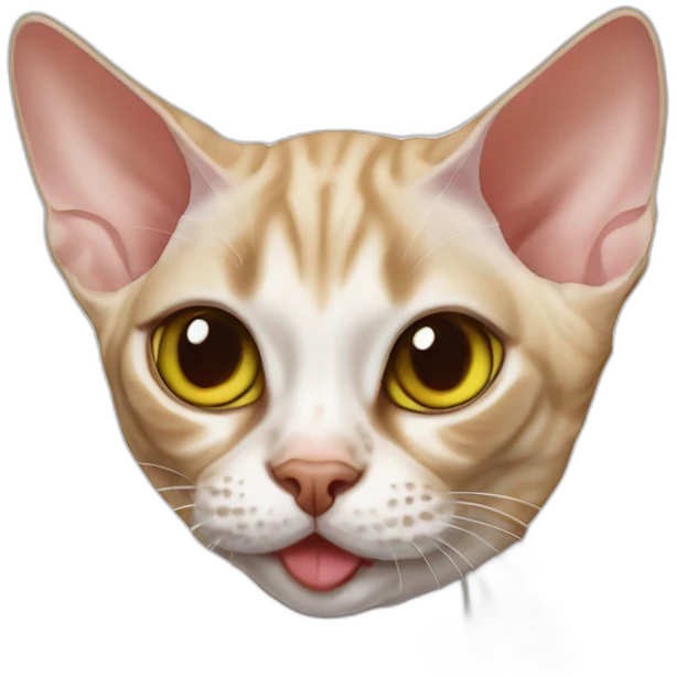 Devon rex drink coca emoji