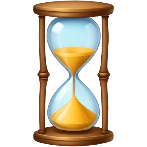 yellow hourglass emoji
