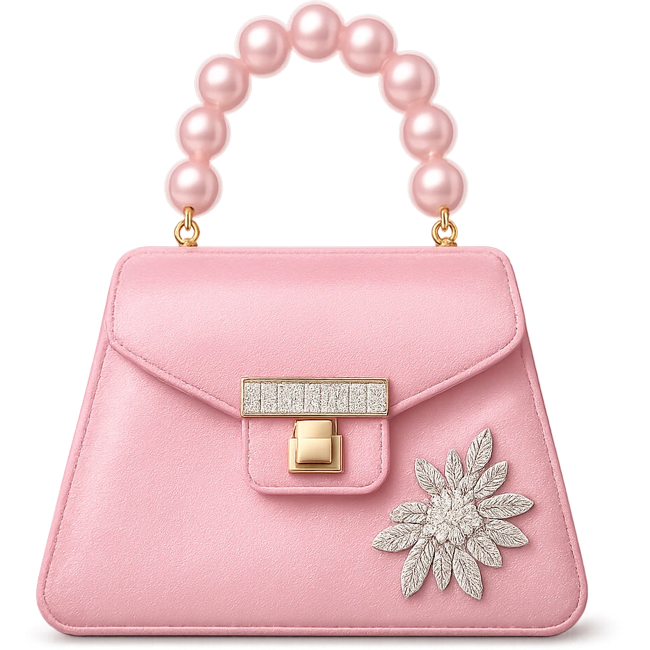 pink, glamorous and stylish object emoji