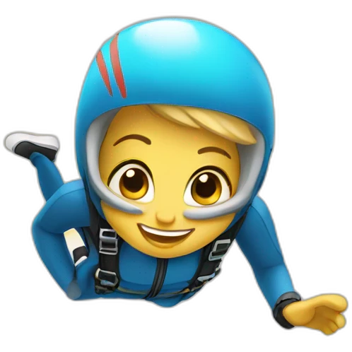 SKydive emoji