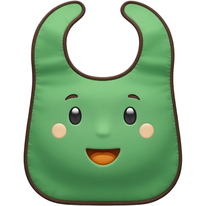 Green bib  emoji