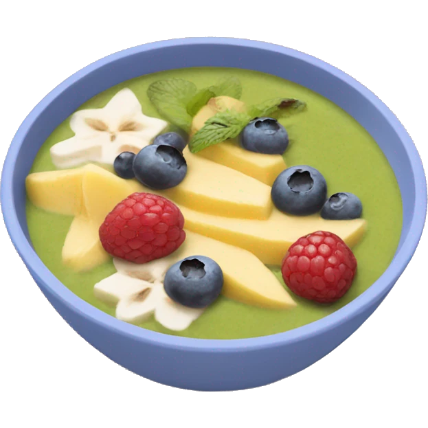 Smoothie bowl emoji