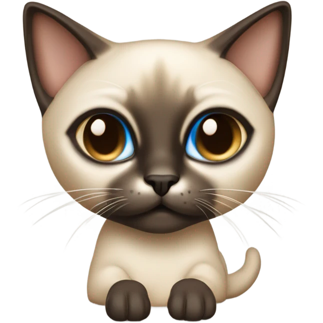 Siamese cat emoji