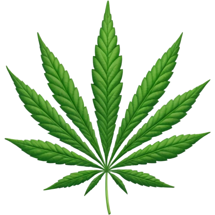Hola de cannabis emoji