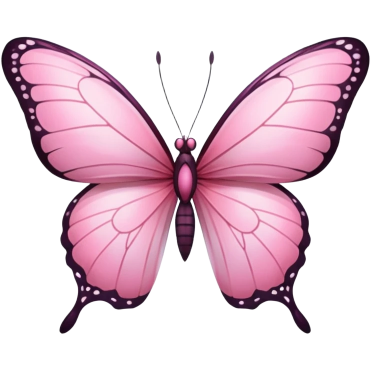 pink butterfly emoji