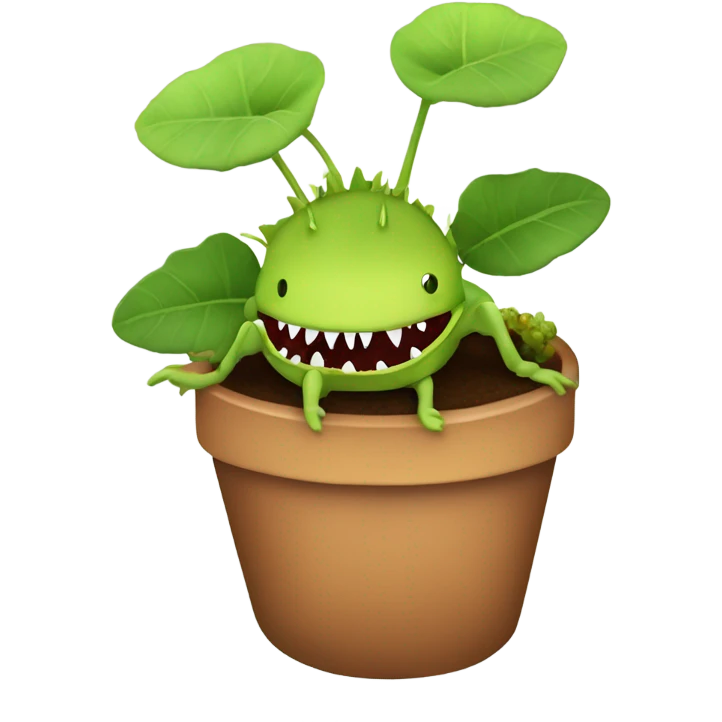 Venus fly trap emoji