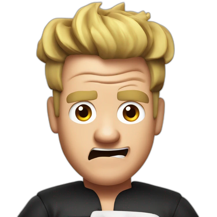 Mad Gordon Ramsay emoji