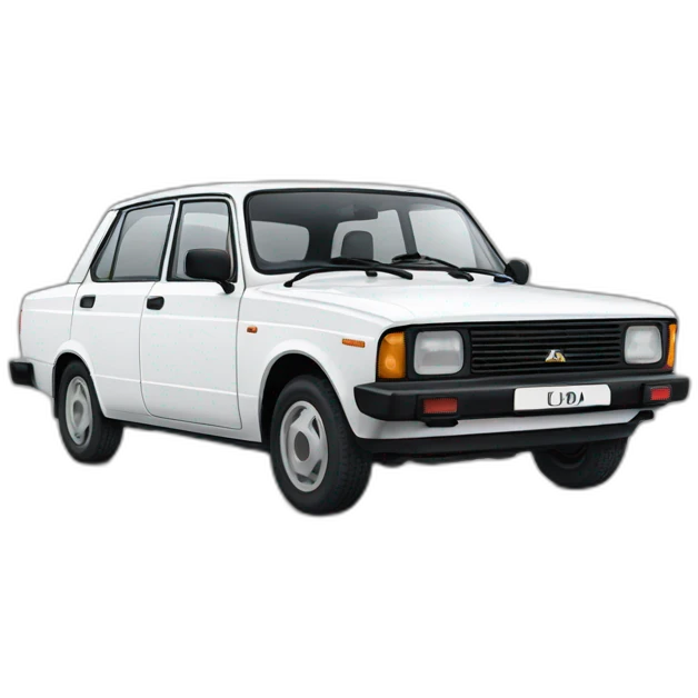 White lada 1986 emoji