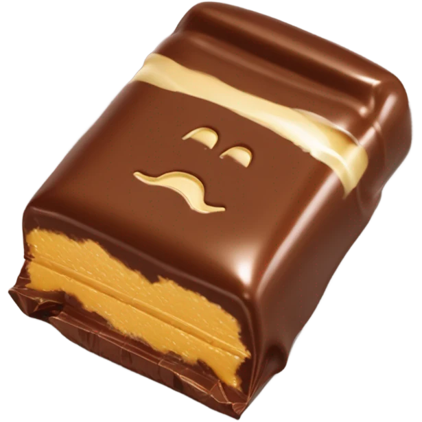 chocolate in wrapper emoji