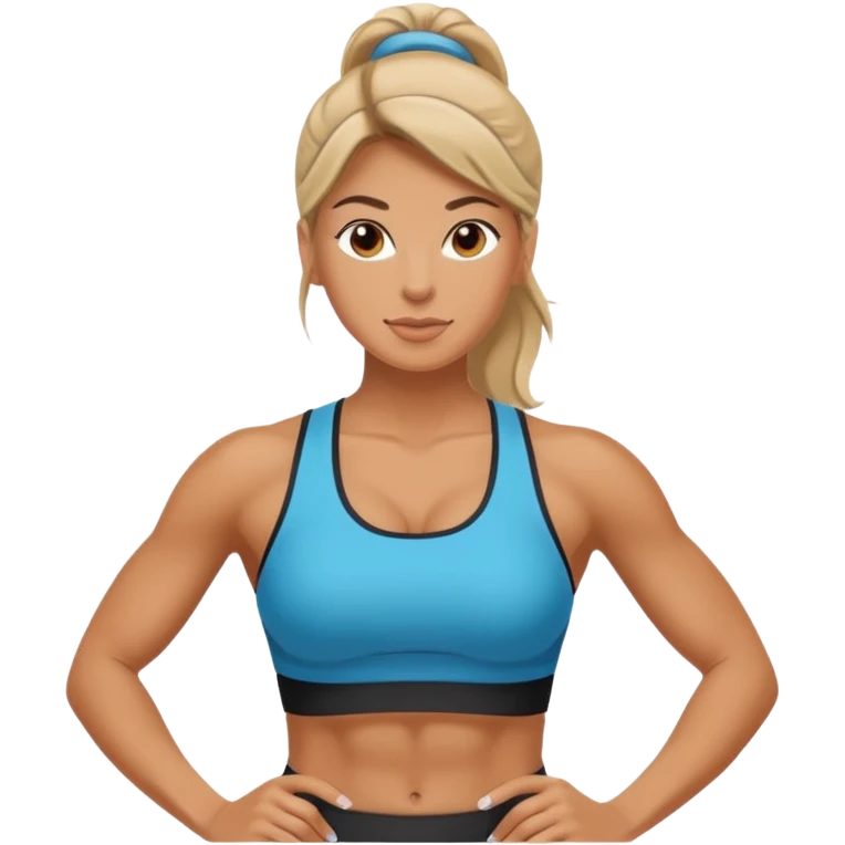 woman personal trainer emoji