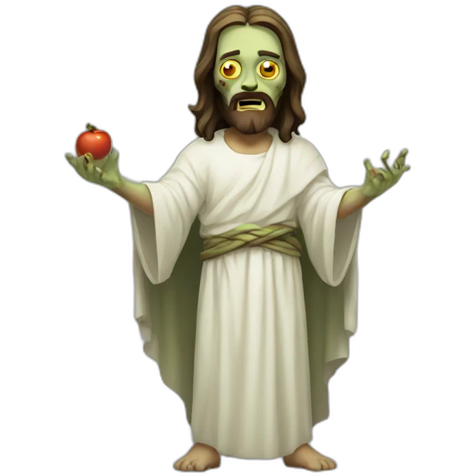 Zombie jesus emoji