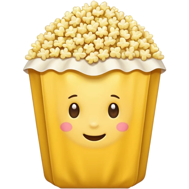 Popcorn in bag emoji
