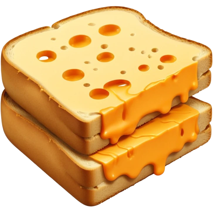 a slice of cheese to put on a bread emoji
