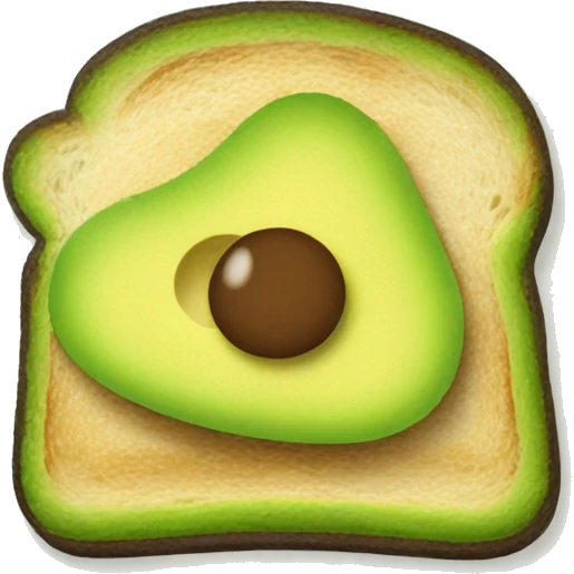 avacado toast  emoji