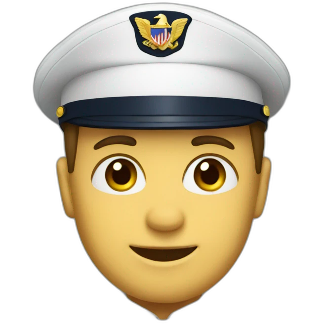 Navy officer emoji