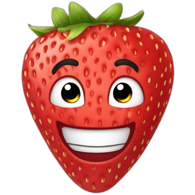 Fraise un dor emoji
