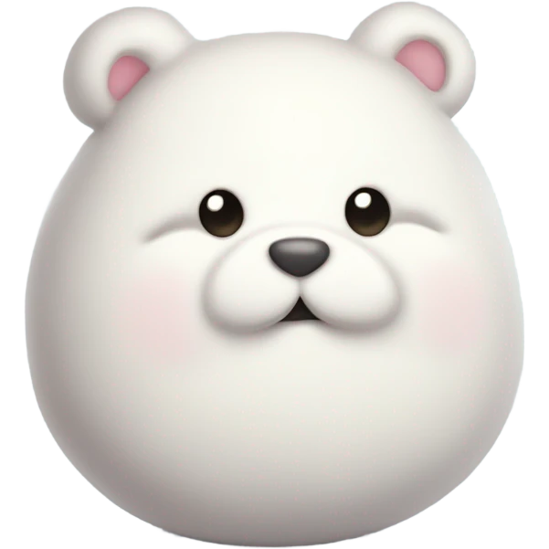 Fat marshmallow  emoji