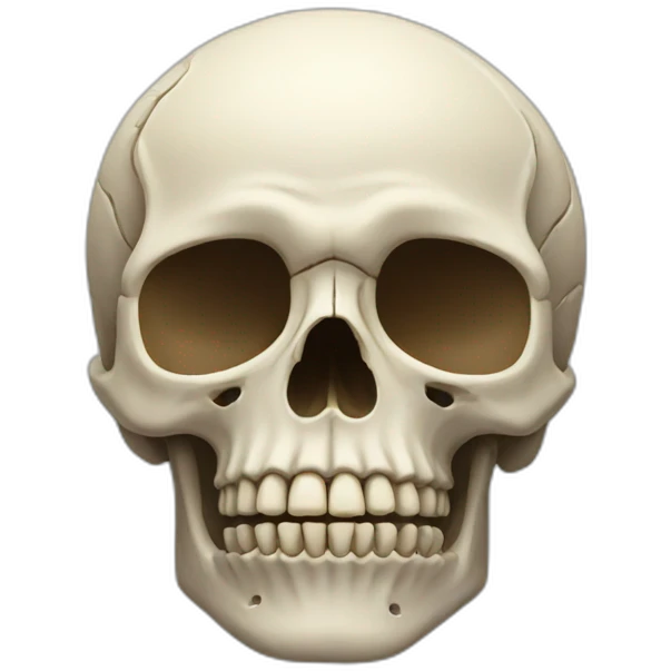 skull praying emoji