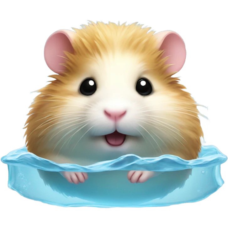 swimming hamster emoji