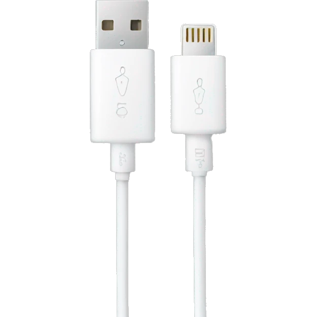 White usb cable emoji