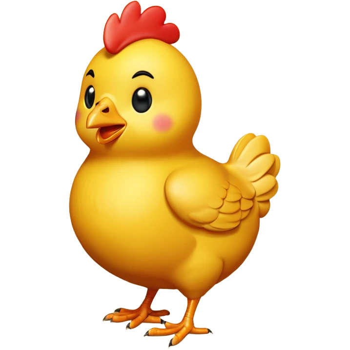 chicken 3d imoji transparen  emoji