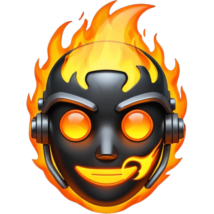 cyberpunk fire emoji