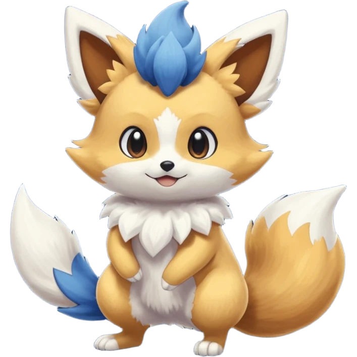 Meowstic-Fennekin-Buneary-Buizel-fusion emoji