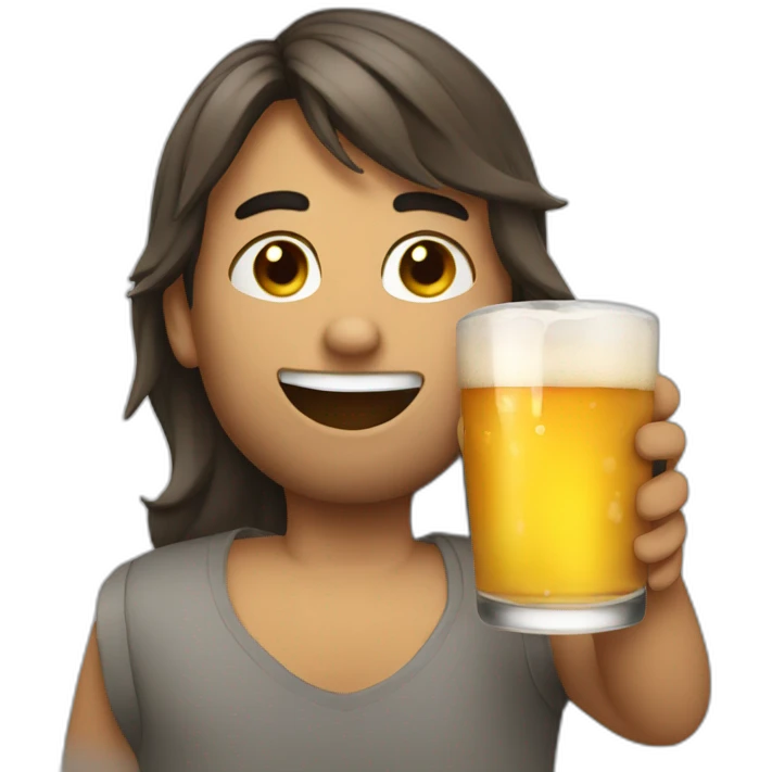 getting drunk on a weekend emoji