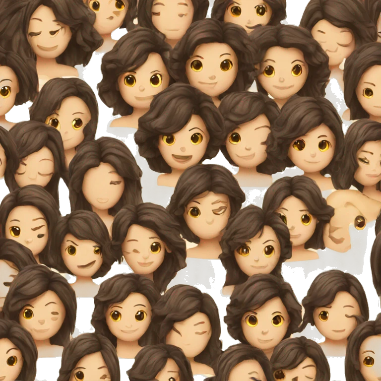 women hair emoji