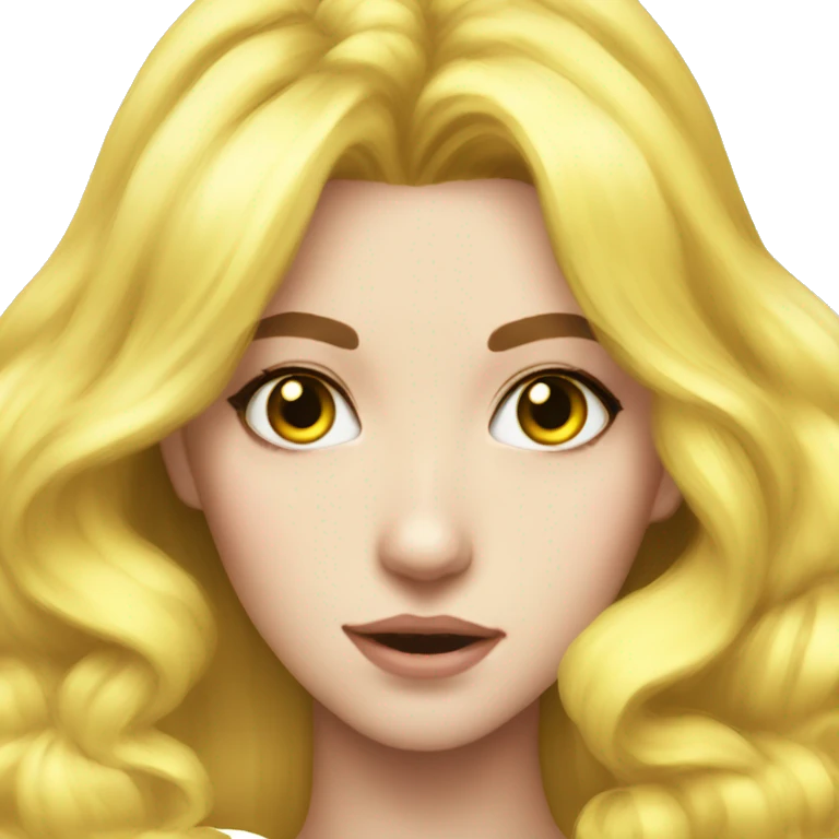 Yellow emoji making belle delphine face sfw emoji