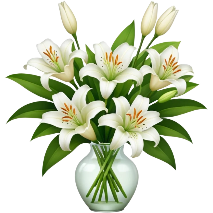 bouquet of lilies emoji
