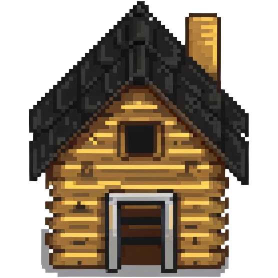 small log house emoji