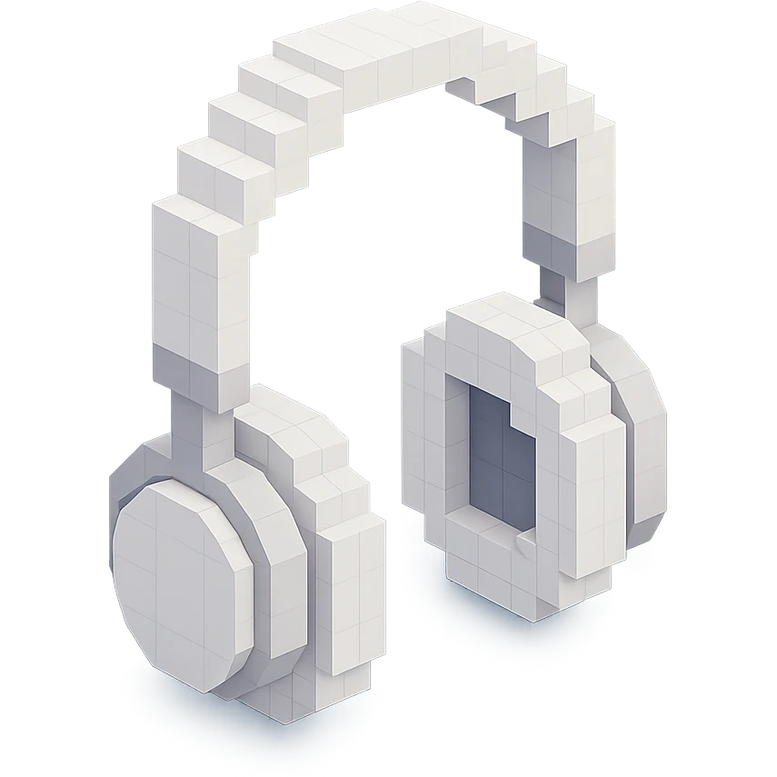 white Sony headphones emoji