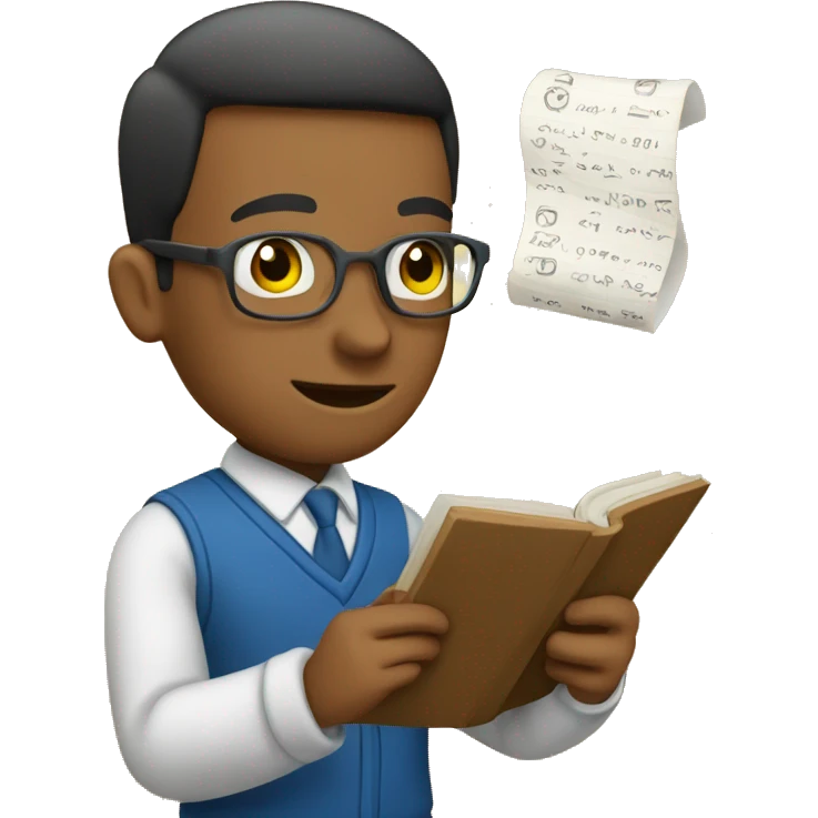 Teacher learns letters with the letter “A” emoji