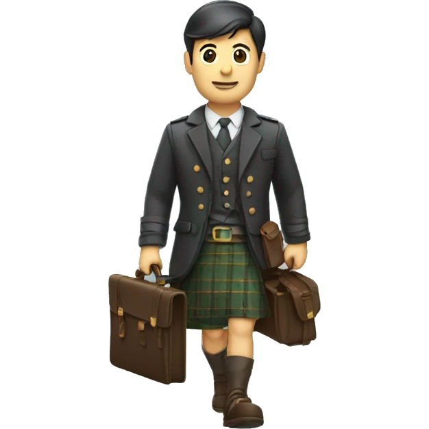 scotsman carrying a briefcase emoji