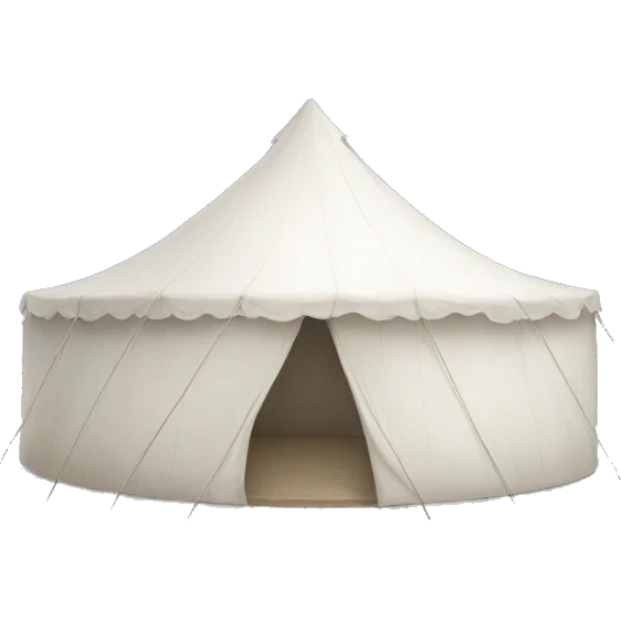  white tent closed emoji
