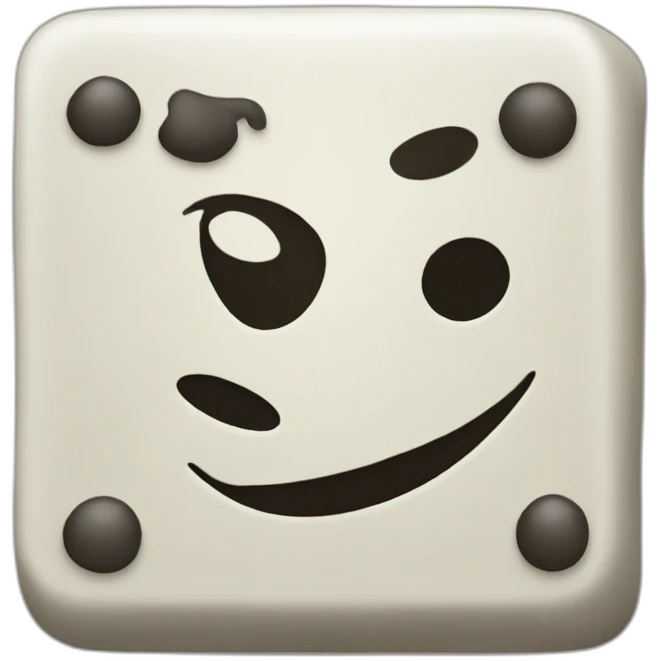 Playing mahjong emoji