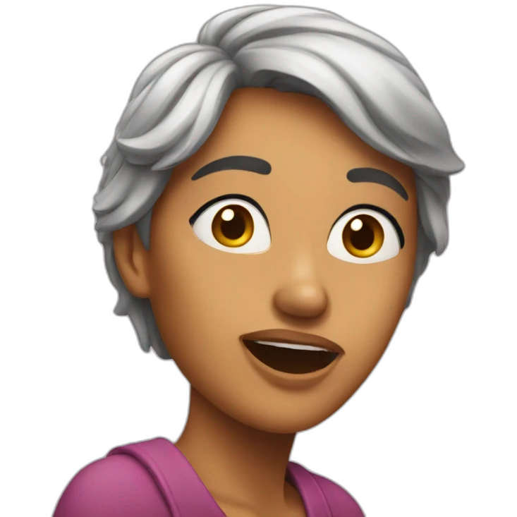 suprised woman emoji